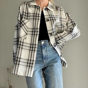 Zara Plaid Overshirt
